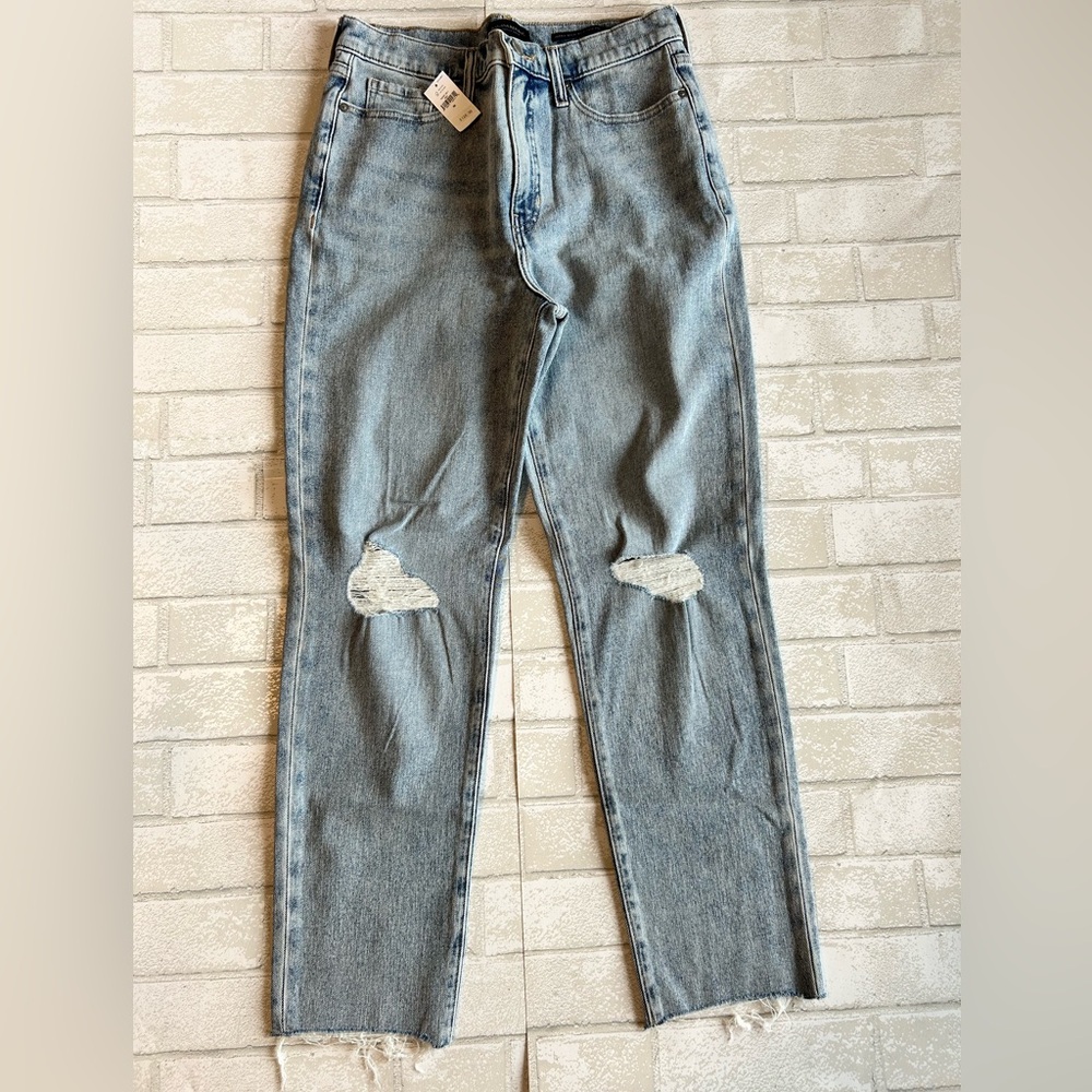 Banana Republic Women’s High Rise Slim Fit Light Wash Denim Jeans - 40
